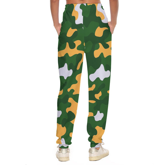 Green Bay Football Game Day All-Over Print Women's Casual Pants