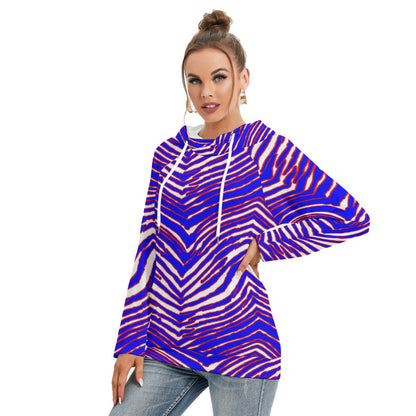 Buffalo Bills Zubaz Women's Hoodie With Double Hood