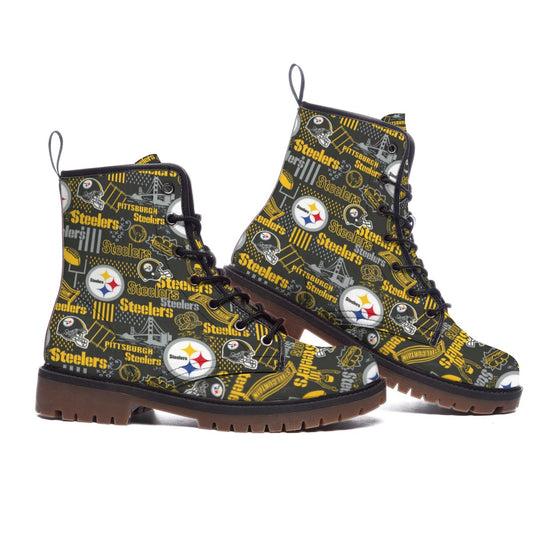 All-Over Print Men's Martin Short Boots