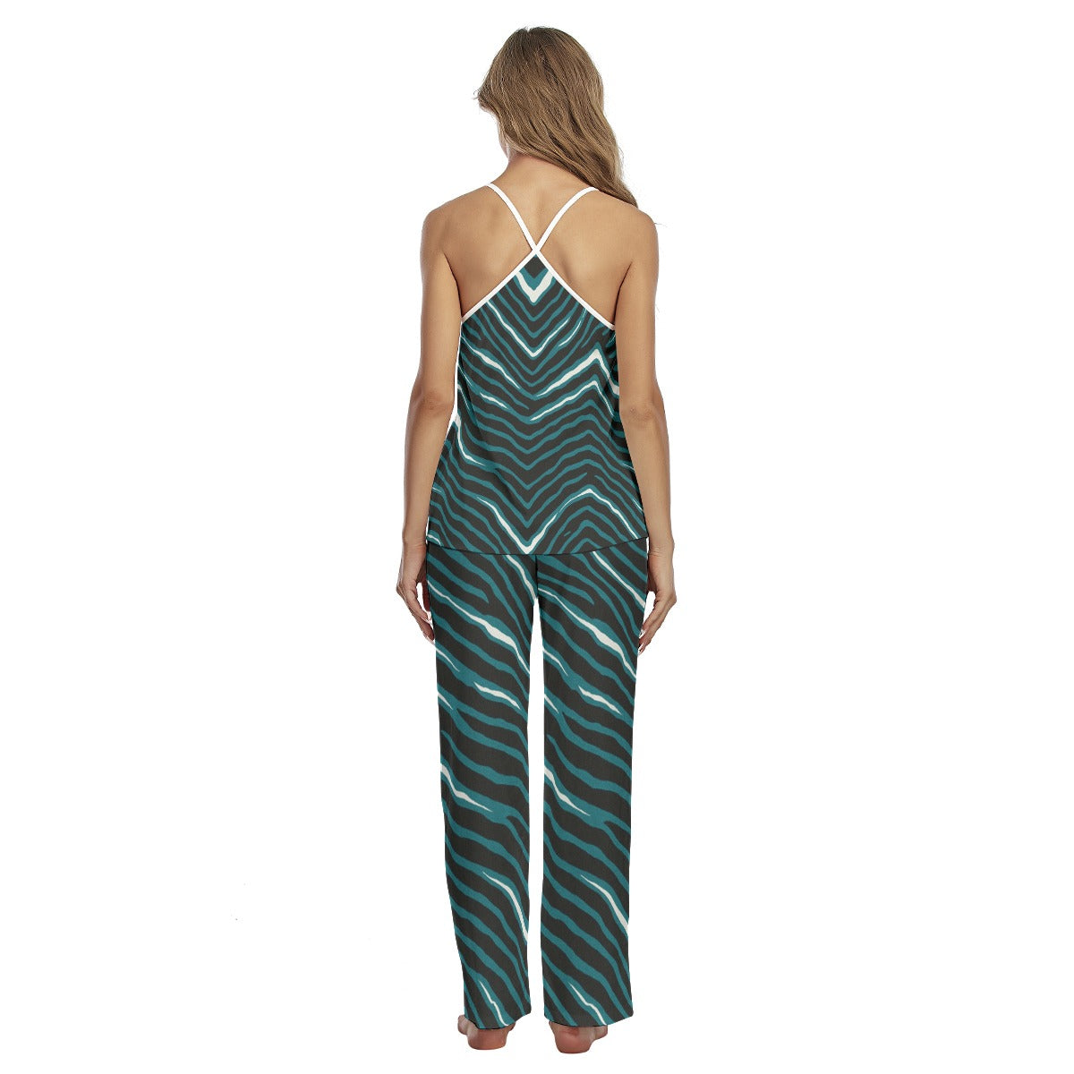 Philadelphia Football Game Day All-Over Print Women's Cami Pajamas Set