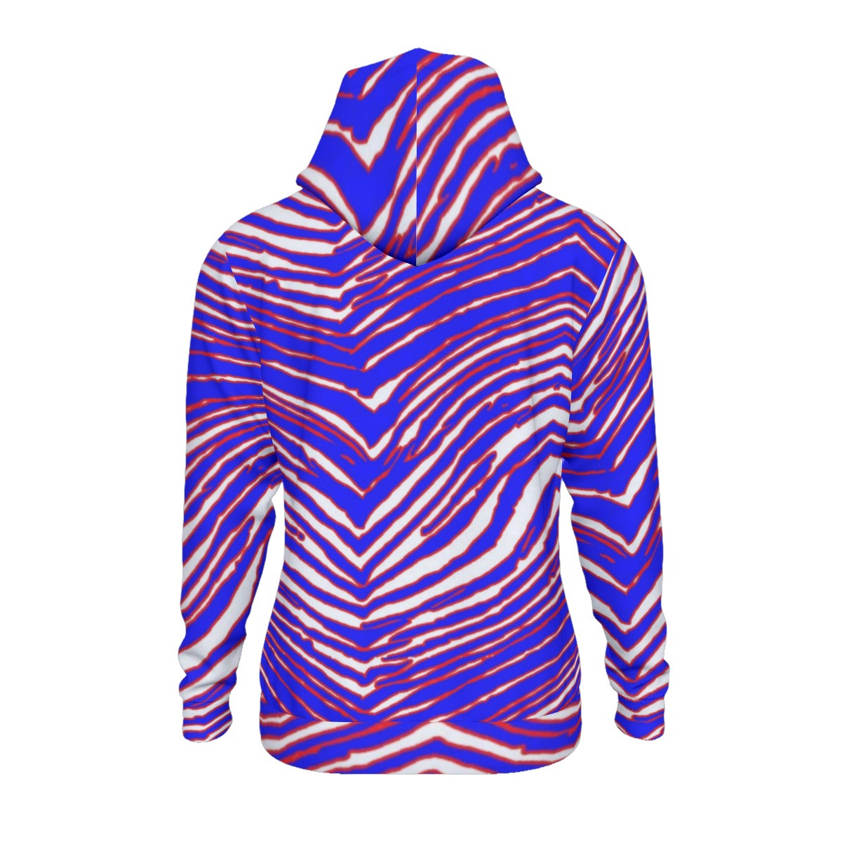 Buffalo Bills Zubaz Men's Thicken Pullover Hoodie With Inner Hood