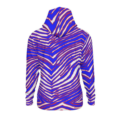 Buffalo Bills Zubaz Men's Thicken Pullover Hoodie With Inner Hood