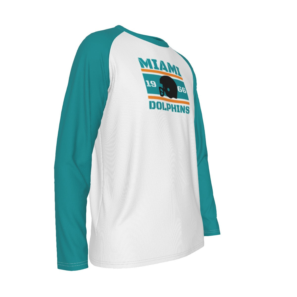 Miami Football Game Day All-Over Print Men's Long Sleeve T-shirt With Raglan Sleeve