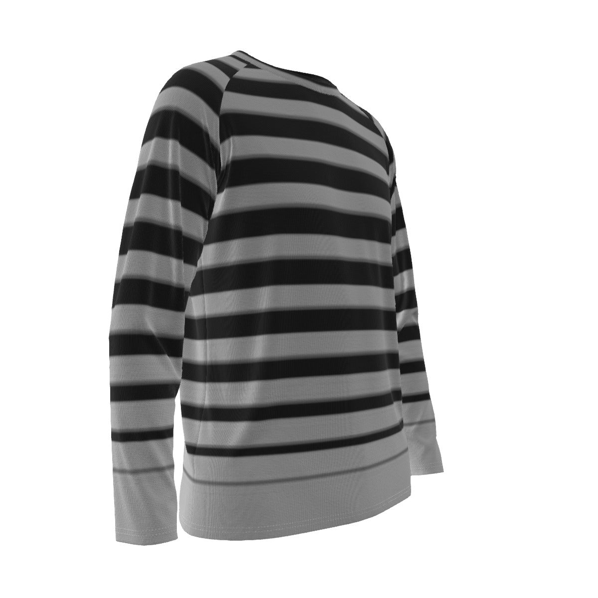 Black and White Striped Long Sleeve Shirt – Timeless Monochrome Style