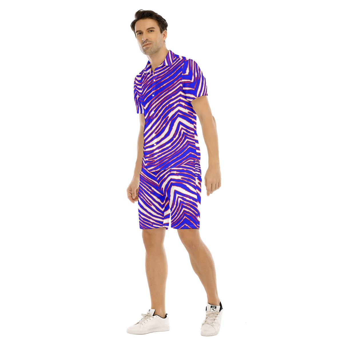Buffalo Bills Zubaz Men's Short Sleeve Shirt Set