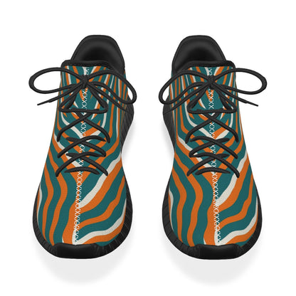 Miami Football Game Day All-Over Print Men's Coconut Shoes