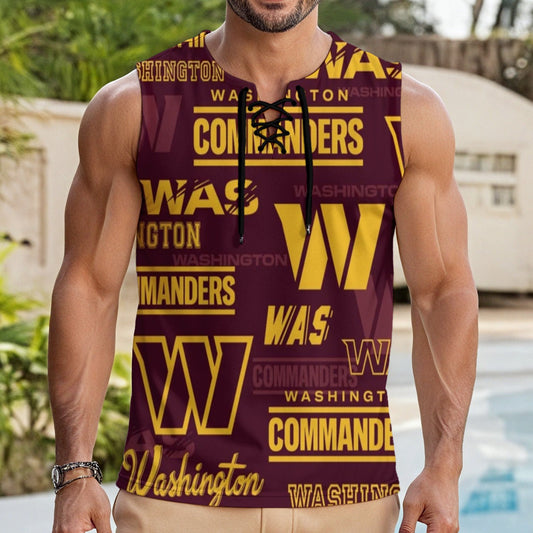 Washington Commanders Men's Tank Top With Drawstring