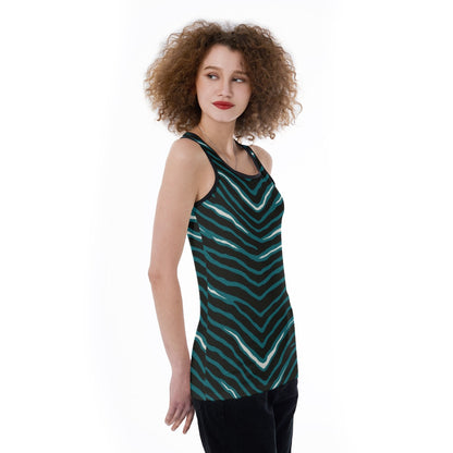 Philadelphia Football Game Day All-Over Print Women's Back Hollow Tank Top