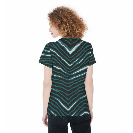 Philadelphia Football Game Day All-Over Print Round Neck T-Shirt