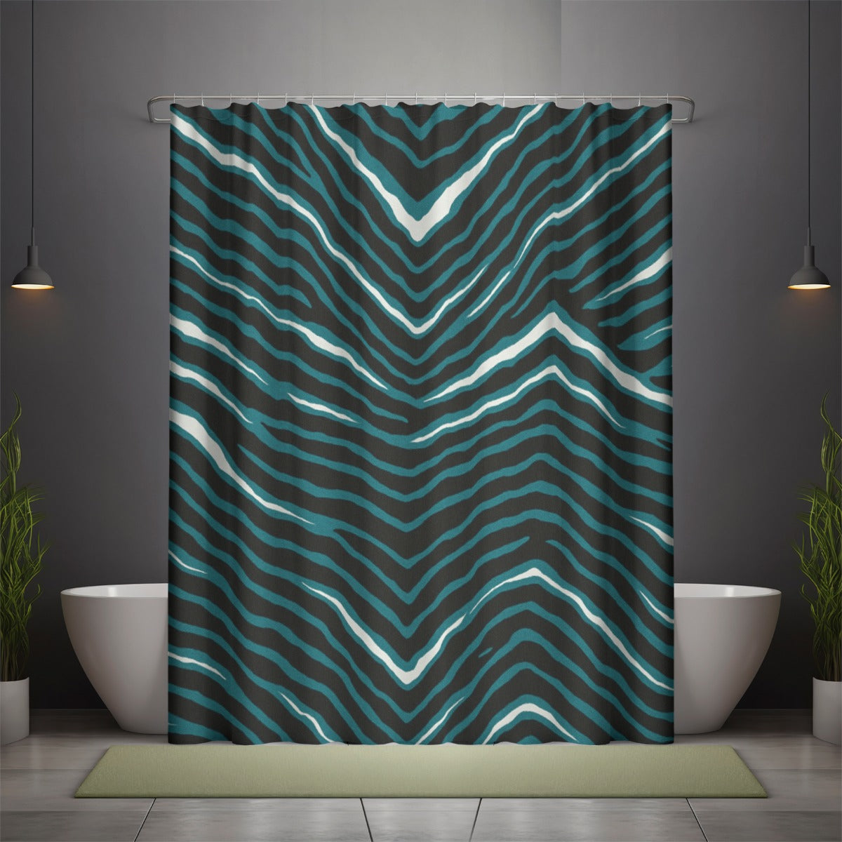 Philadelphia Football Game Day Shower curtain 90(gsm)