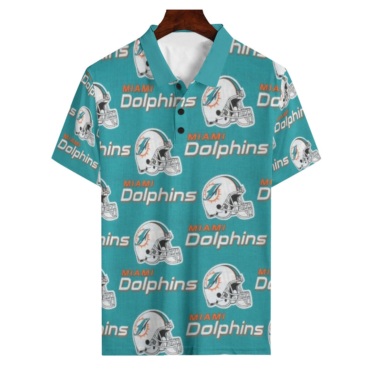 Miami Football Game Day All-Over Print Men's Polo Shirt | 180GSM