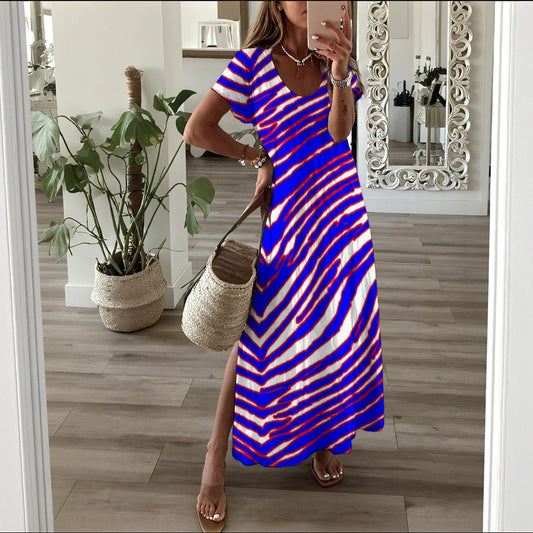 Buffalo Bills Zubaz Women's Long Dress