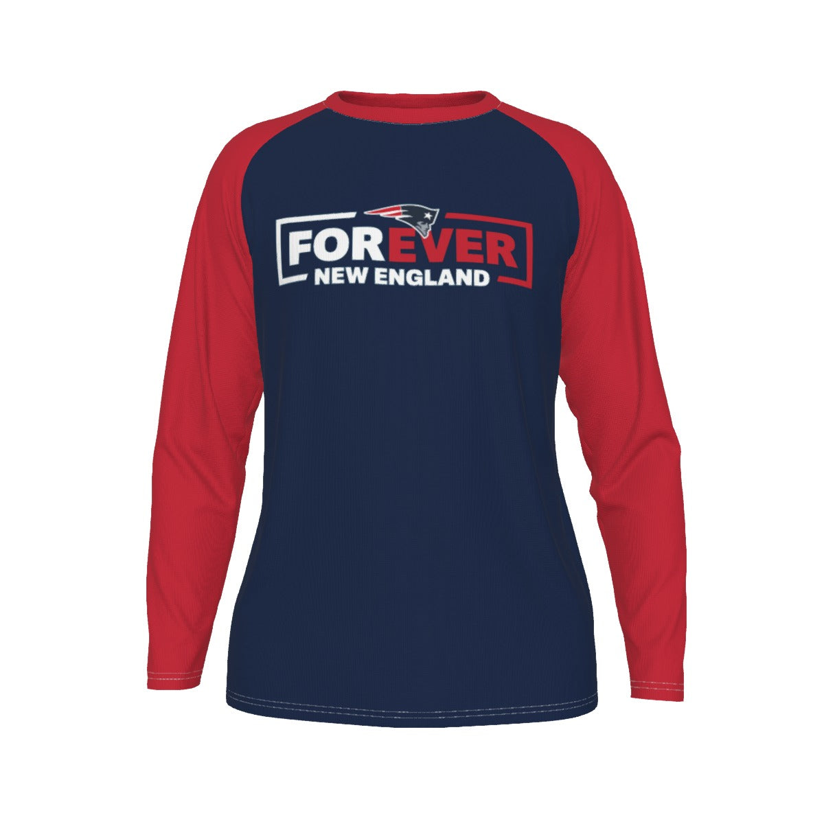 New England Football Game Day All-Over Print Men's Long Sleeve T-shirt With Raglan Sleeve