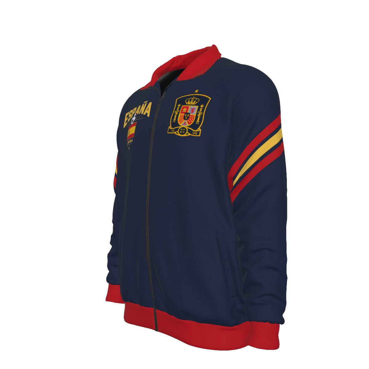 Urban Legend España La Furia Roja Spain  Retro Bomber Jacket