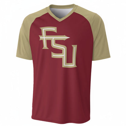 Florida State Seminoles V-Neck Short Sleeve T-Shirt