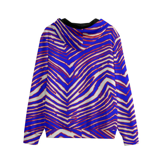 Buffalo Bills Zubaz Zip Up Hoodie With Pocket | Interlock