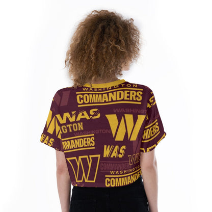 Washington Commanders Cropped T-Shirt