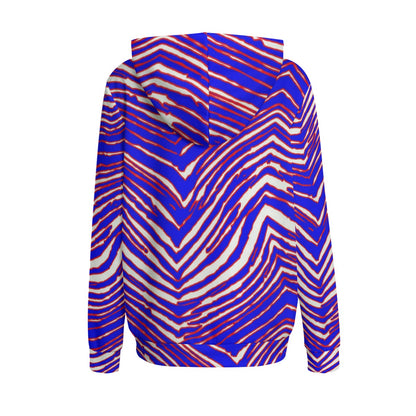Buffalo Bills Zubaz Women's Pullover Hoodie | Interlock