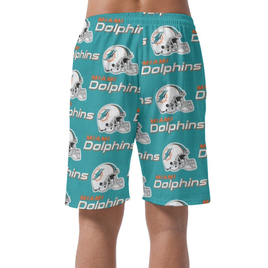 Miami Football Game Day All-Over Print Men's Casual Shorts