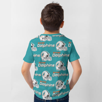 Miami Football Game Day All-Over Print Kid's T-Shirt