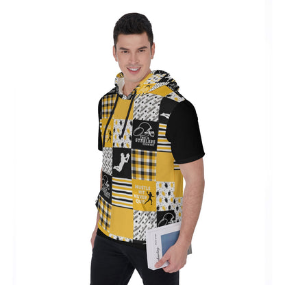 All-Over Print Men's Short Sleeve Hoodie T-Shirt