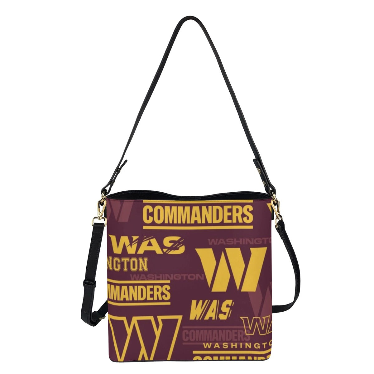 Washington Commanders Minimalist Square Crossbody Bucket Bag