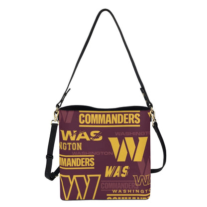 Washington Commanders Minimalist Square Crossbody Bucket Bag