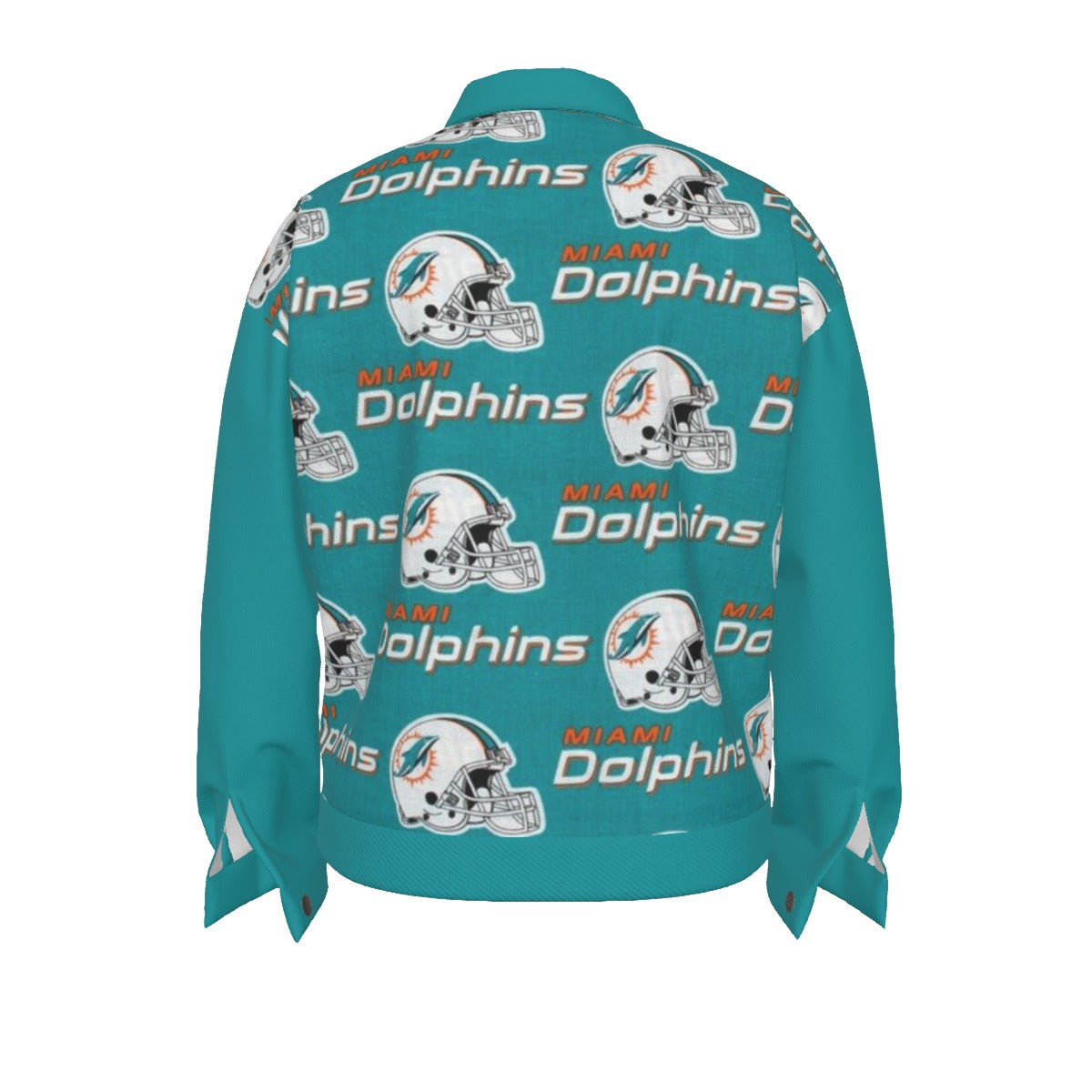 Miami Football Game Day All-Over Print Unisex Lapel Jacket | 245GSM Cotton