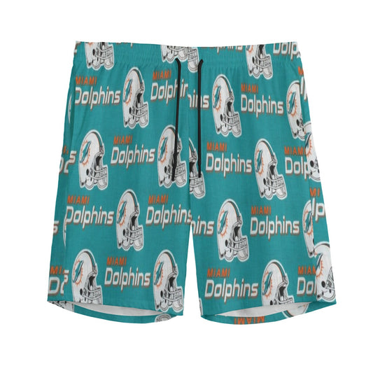 Miami Football Game Day All-Over Print Men's Sports Short | 115GSM Cotton poplin