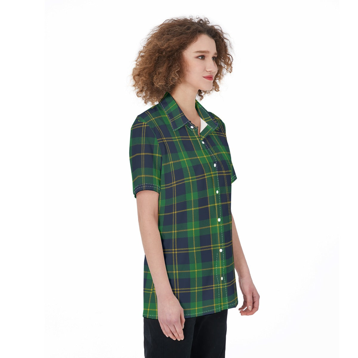Notre Dame Tartan Plaid Fighting Irish Women's Shirt