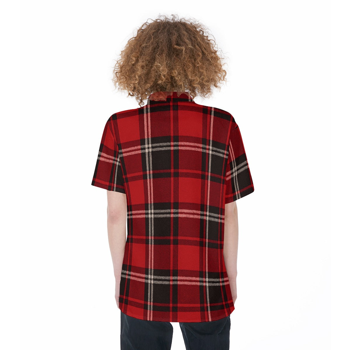 Cincinnati - Bearcats Tartan Plaid  Women's Short Sleeve Shirt With Pocket