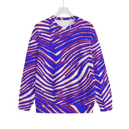Buffalo Bills Zubaz Unisex Knitted Fleece Sweater | Plus Size
