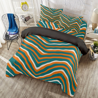 Miami Football Game Day Four-piece Duvet Cover Set | Widened