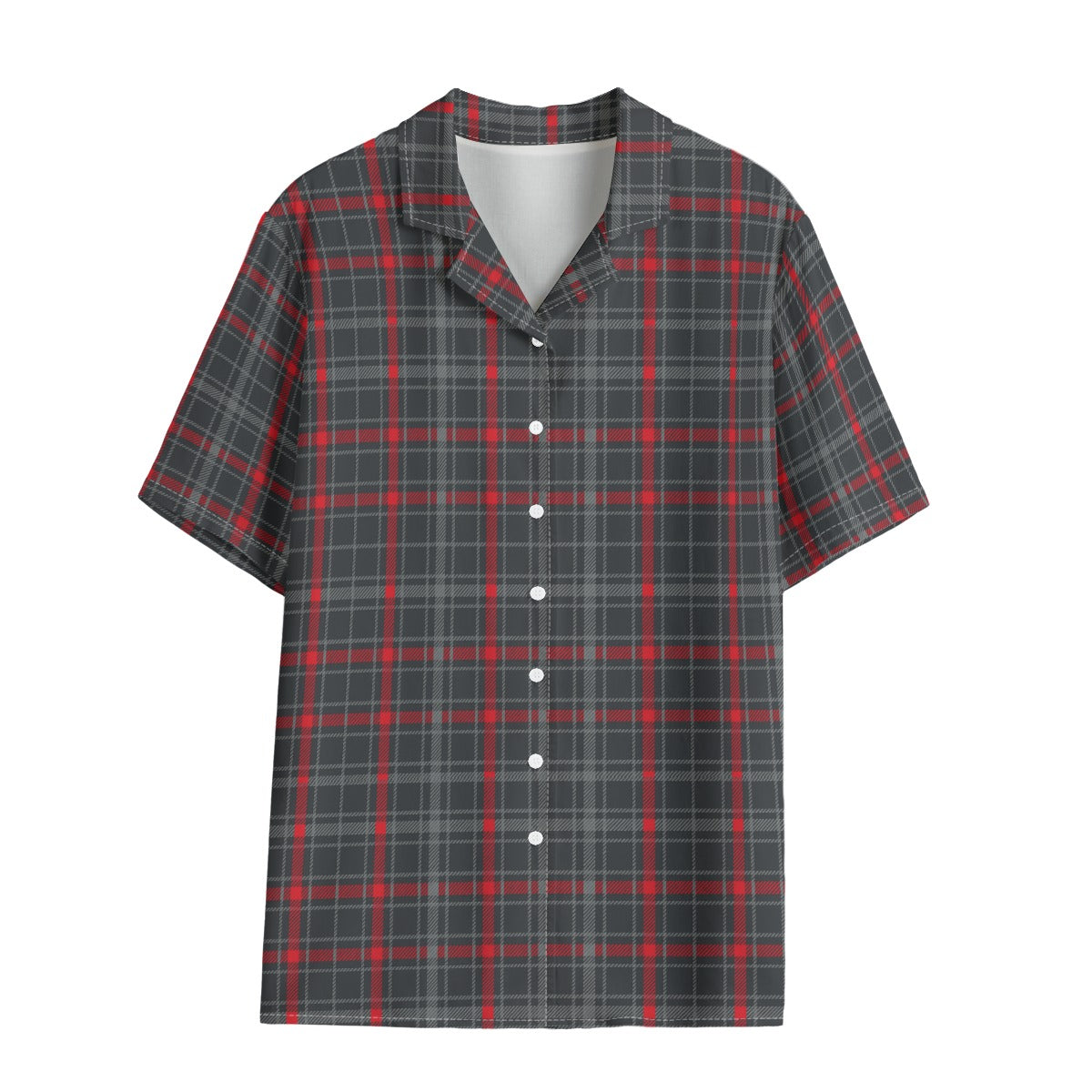 New Mexico Tartan Plaid Lobos Women's Hawaii Shirt | Rayon