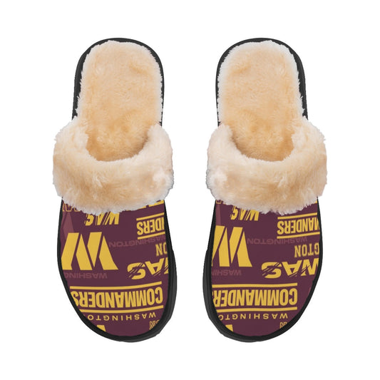 Washington Commanders Men's Home Plush Slippers