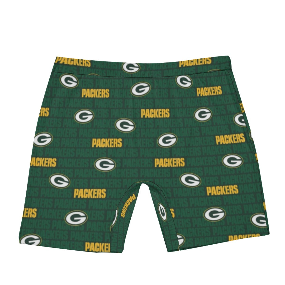 Green Bay Football Game Day All-Over Print Men's Long Boxer Briefs