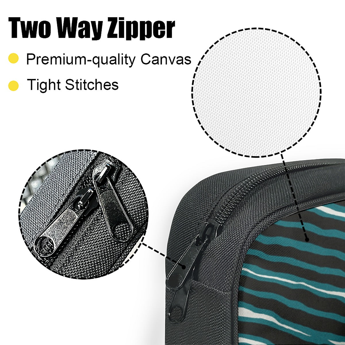 Philadelphia Football Game Day Simple Canvas Storage Bag Single Printing