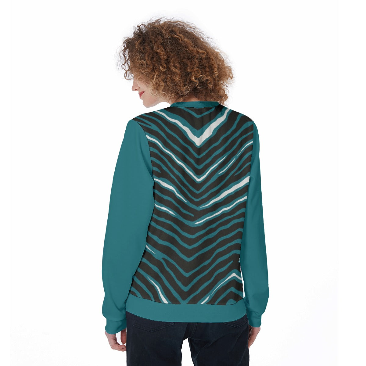 Philadelphia Football Game Day All-Over Print Women's Loose Sweatshirt