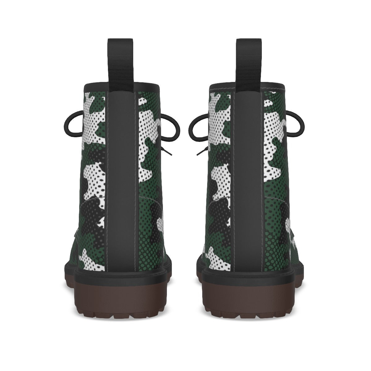 Urban Legend Michigan State Green and White Camo Martin Short Boots – Spartans-Inspired Streetwear f