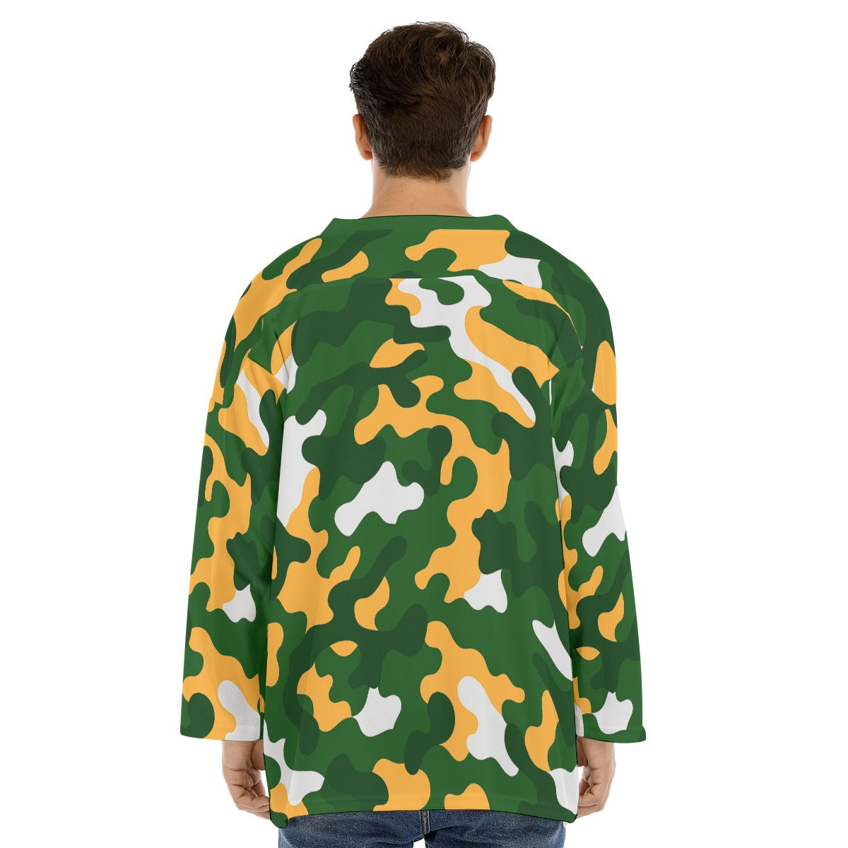 Green Bay Football Game Day All-Over Print Men's V-neck Ice Hockey Jersey