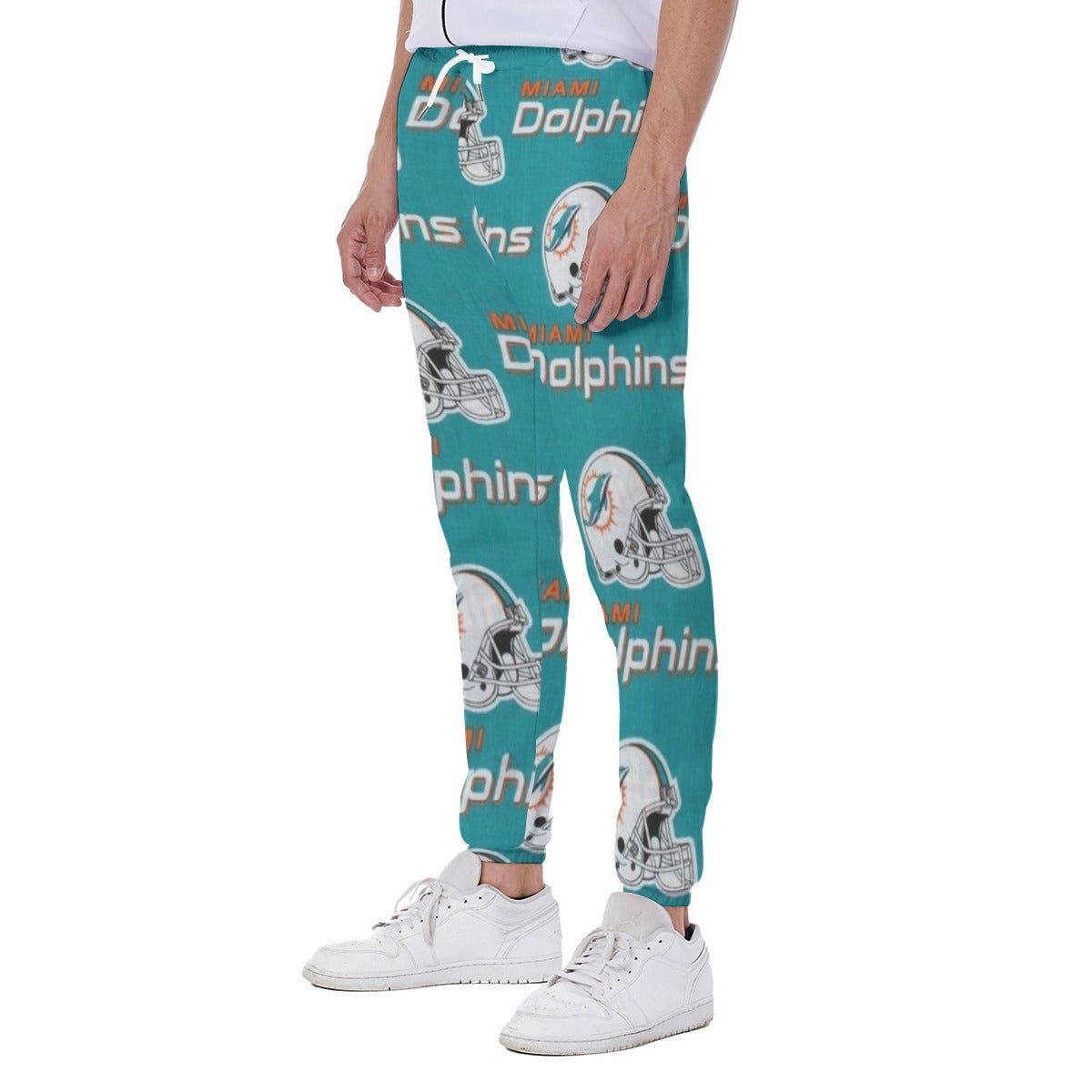 Miami Football Game Day All-Over Print Men's Closed Bottom Light Weight Jogger
