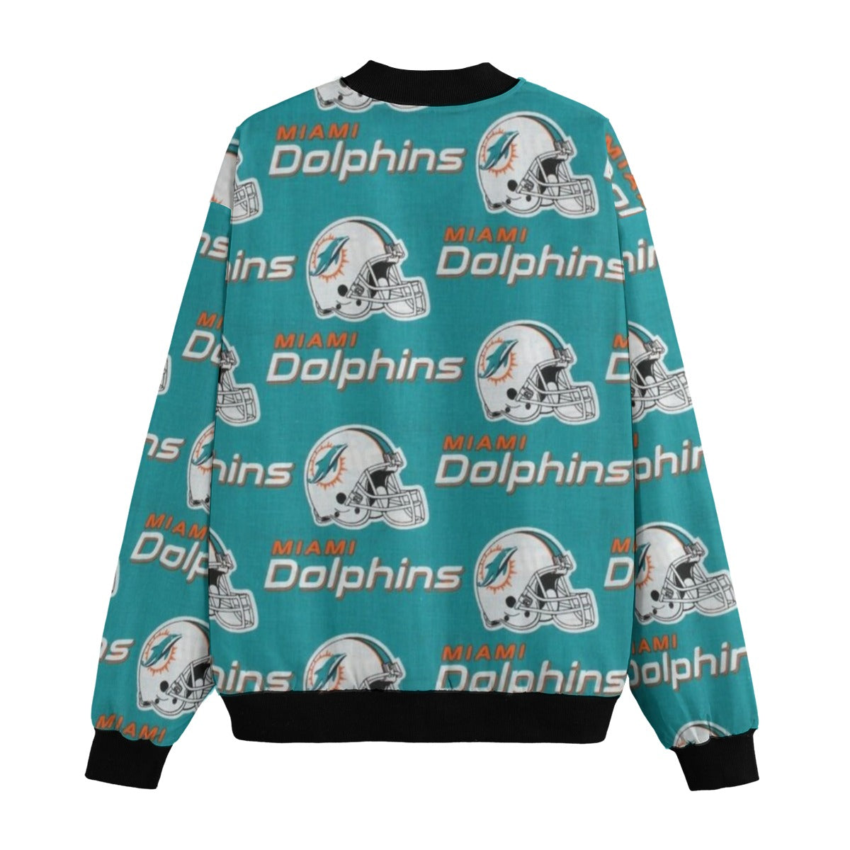 Miami Football Game Day All-Over Print Men’s Fleece Bomber Jacket