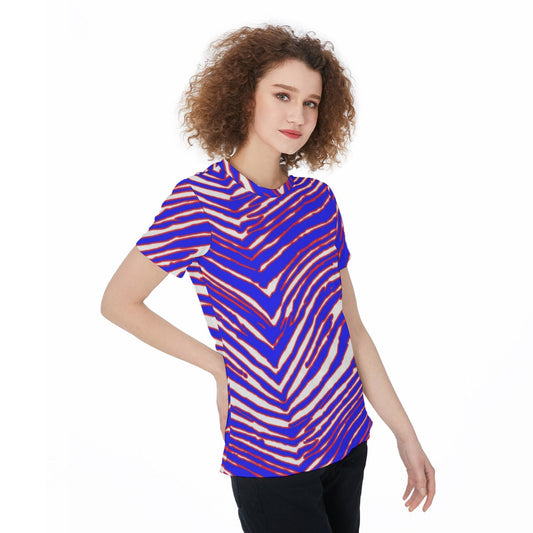 Buffalo Bills Zubaz Round Neck T-Shirt