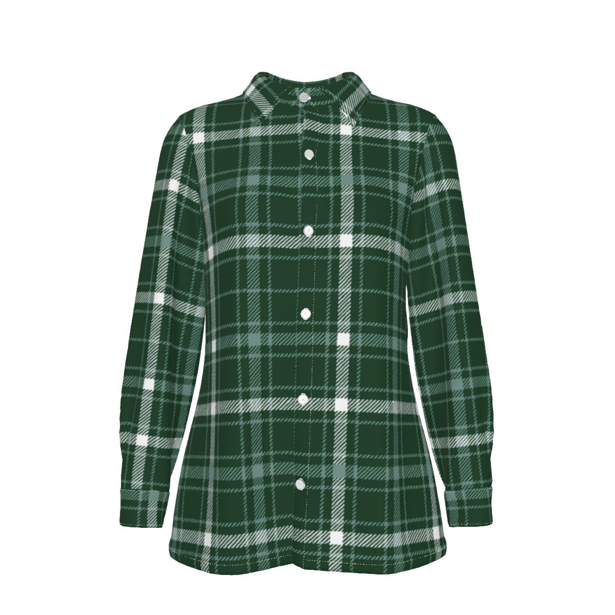 Michigan State Tartan Plaid Spartans Women's Elastic-Back Shirt