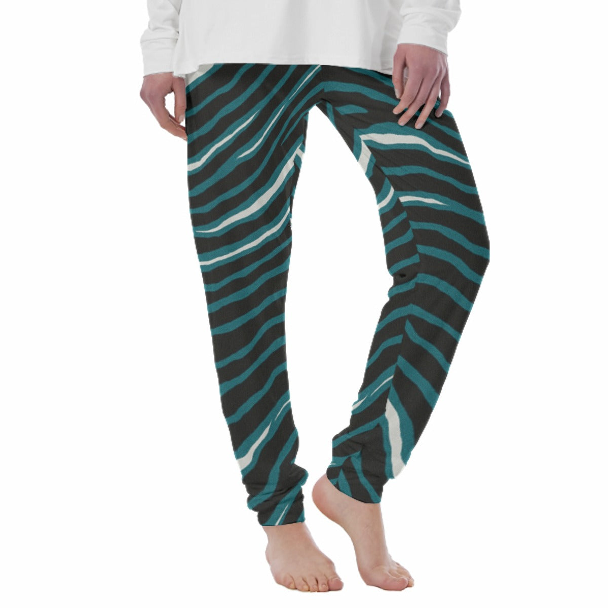 Philadelphia Football Game Day All-Over Print Women's Pajama Pants|180GSM
