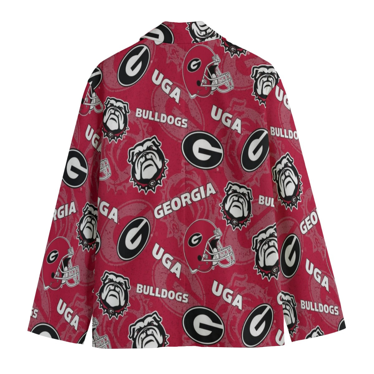 Georgia - Bulldogs Game Day Flat Lapel Collar Blazer