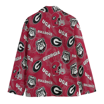 Georgia - Bulldogs Game Day Flat Lapel Collar Blazer