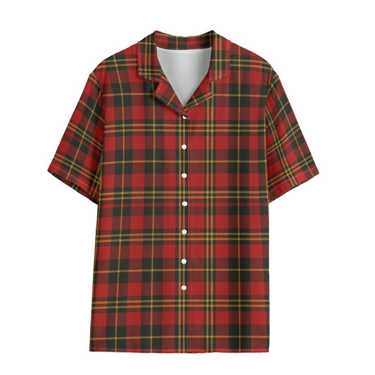 Maryland Tartan Plaid Terrapins Women's Hawaii Shirt | Rayon