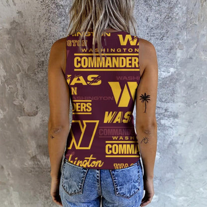 Washington Commanders Women's Button Vest
