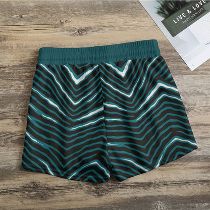 Philadelphia Football Game Day All-Over Print Women's Casual Shorts